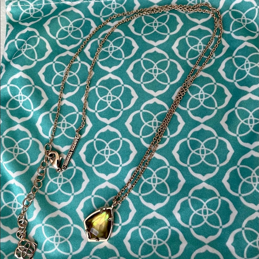 Kendra Scott Cory Pendant Necklace Rose Gold